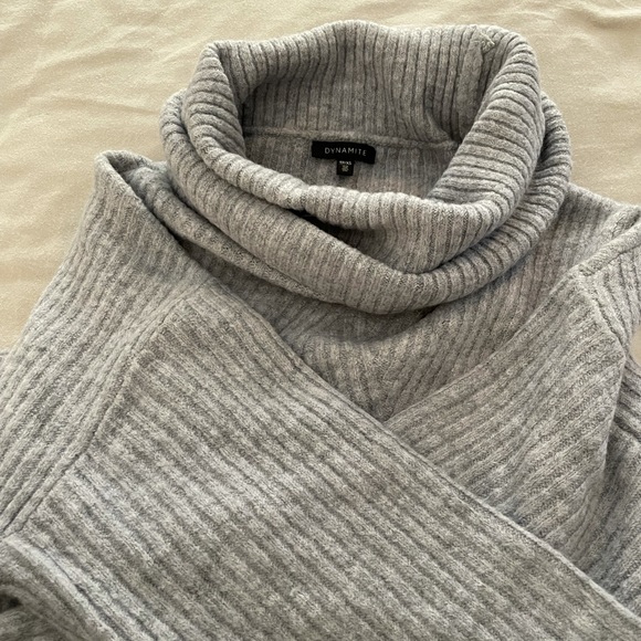 *Never worn* dynamite knit grey dress - Picture 2 of 7